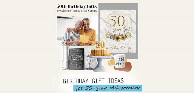 50th Birthday Gifts for Her & Present Ideas for Women