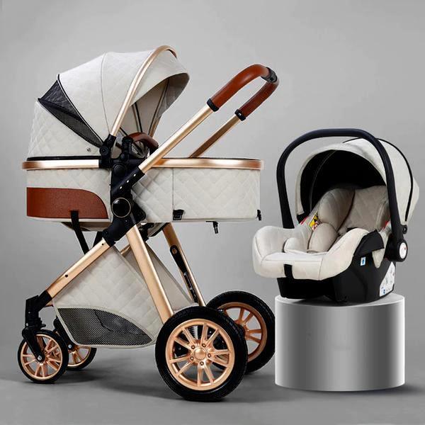 Premium 3 in 1 Baby Stroller With Car Seat Travel System Set support womengifts