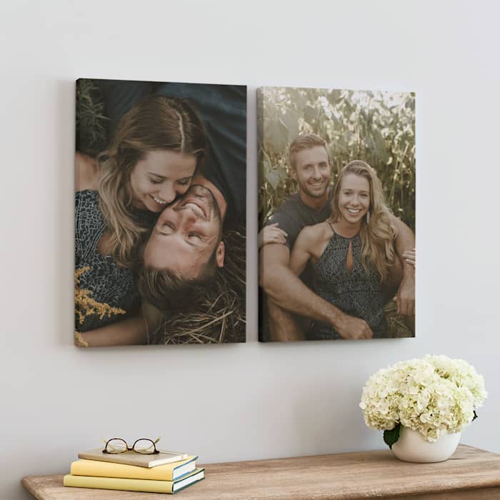 Personalized Family Pet Photo on Canvas Posters Wall Paintings Print