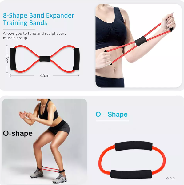 Exercise Resistance Bands – Perfect for Arm, Leg, and Strength Training