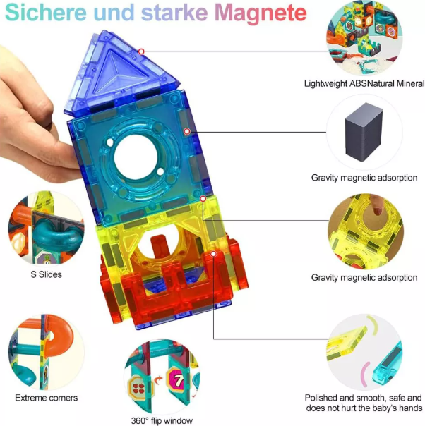 Magnetic Building Tiles – Fun and Educational Magnetic Blocks for Kids