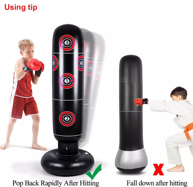 Free Standing Inflatable Punching Bag for Home