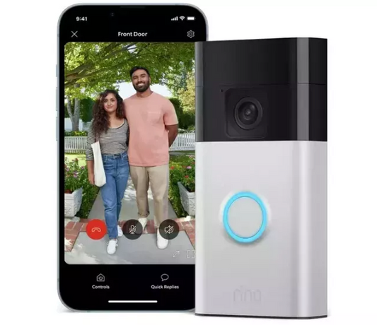 Battery-Powered Camera Doorbell for Wireless Home Protection