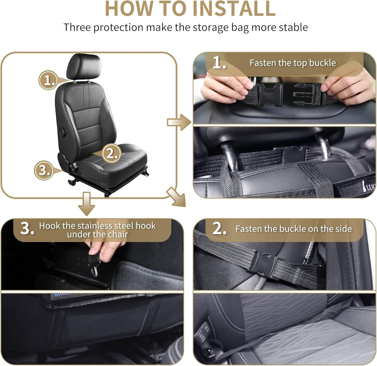 Seat Organizer with Tablet Holder