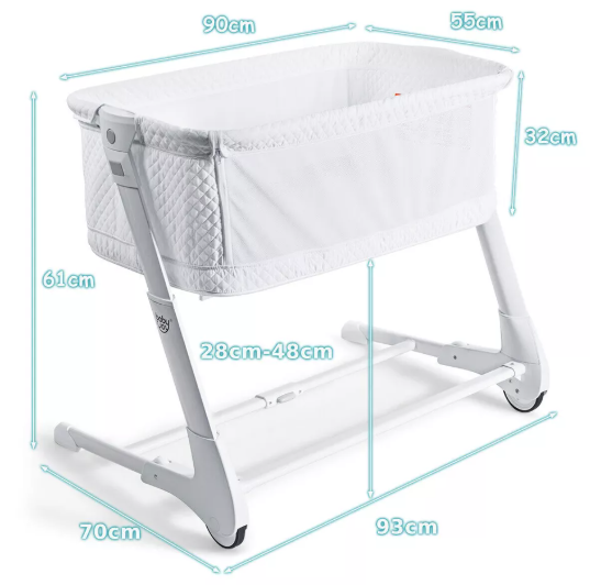 Bedside Bassinet – Safe and Cozy Sleeping Solution for Babies