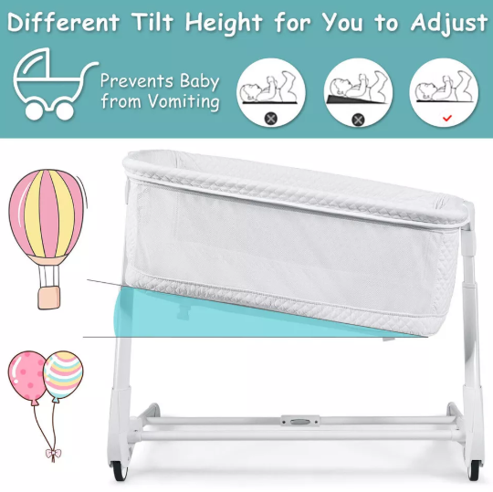 Bedside Bassinet – Safe and Cozy Sleeping Solution for Babies