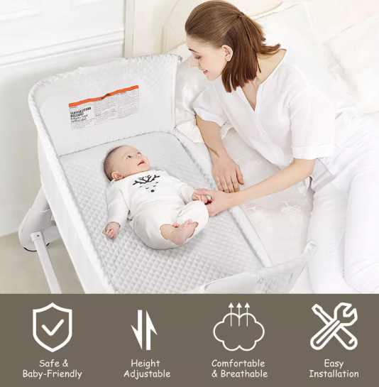 Bedside Bassinet – Safe and Cozy Sleeping Solution for Babies