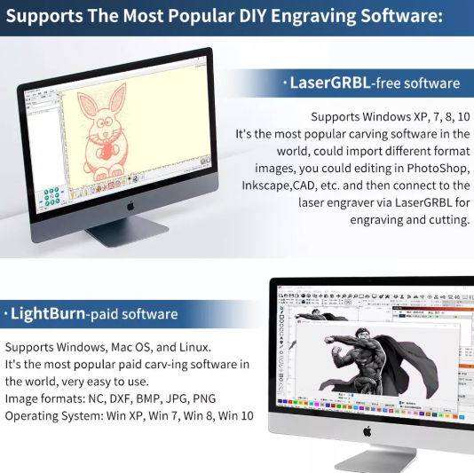 Laser Engraving and Cutting Machine for Metal and Wood with Advanced Etching and Embossing Features