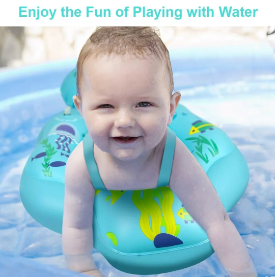 Infant Swimming Float Pool Inflatable with Swim Seat for Kids, Babies, and Toddlers