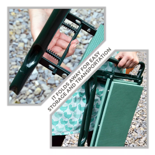 Foldable Garden Kneeler and Stool – Perfect for Senior Gardeners