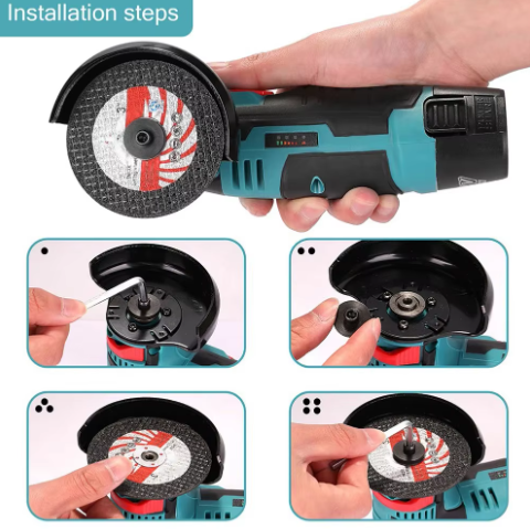 Mini Battery Operated Cordless Angle Grinder