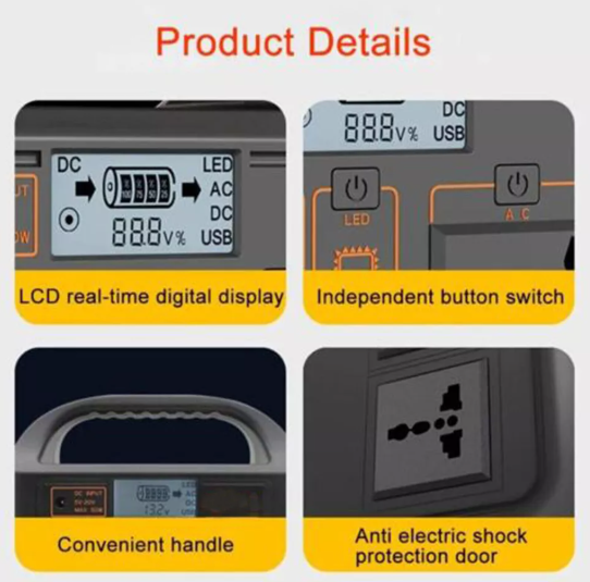 Portable Power Station and Solar Generator Reliable Energy Backup for Anywhere