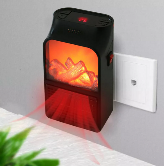 Energy Efficient Mini Electric Heater – Portable or Wall Mounted for Rooms