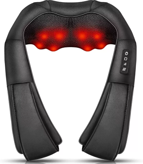 Relaxing Neck, Shoulder, and Back Massager with Shiatsu Technology