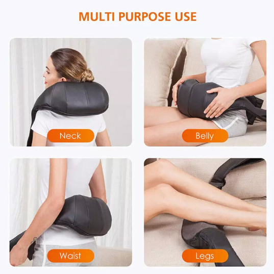 Relaxing Neck, Shoulder, and Back Massager with Shiatsu Technology