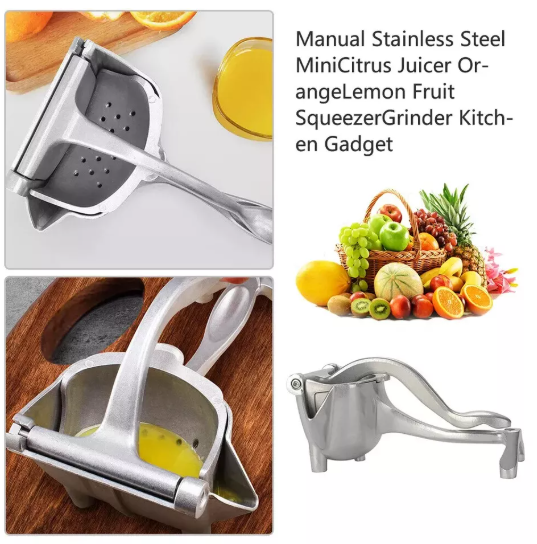 Manual Portable Juicer – Easy Citrus Juice Squeezer