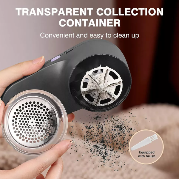 Rechargeable Electric Lint Remover for Clothes and Fabrics