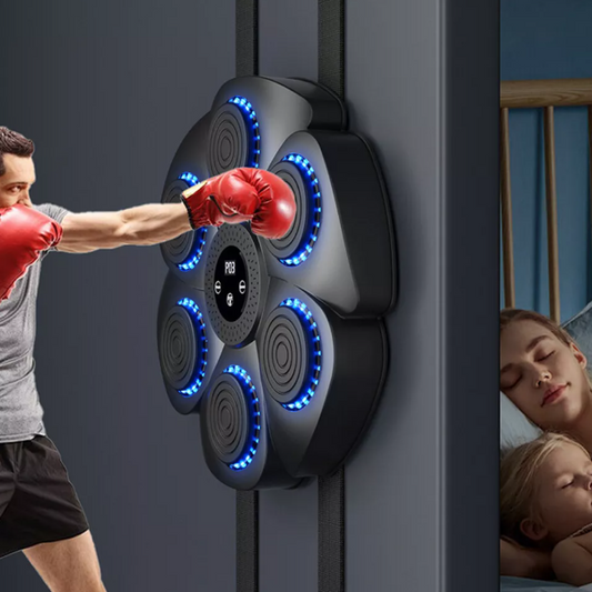 Smart Music Boxing Machine for Interactive Punching Workouts