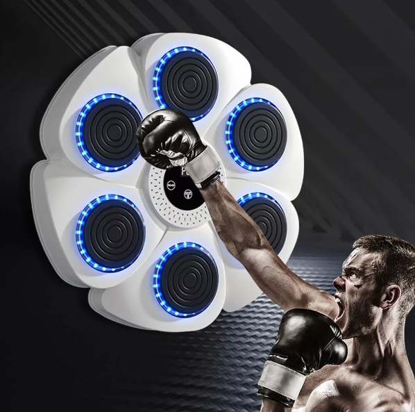 Smart Music Boxing Machine for Interactive Punching Workouts