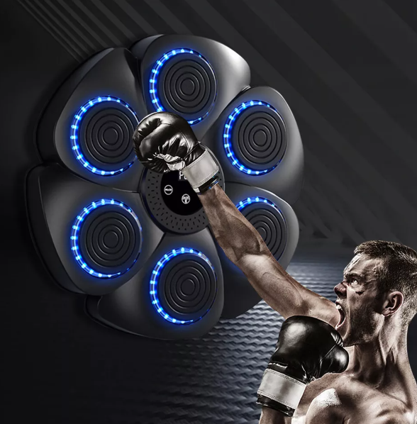 Smart Music Boxing Machine for Interactive Punching Workouts