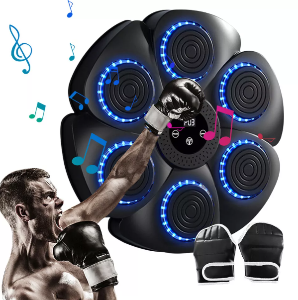 Smart Music Boxing Machine for Interactive Punching Workouts