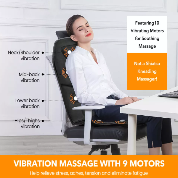 Car Seat Cushion Massager for Relaxation While Driving