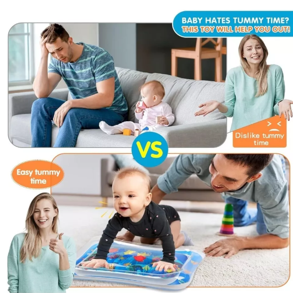 Tummy Time Water Play Mat – Fun and Interactive Baby Play Mat