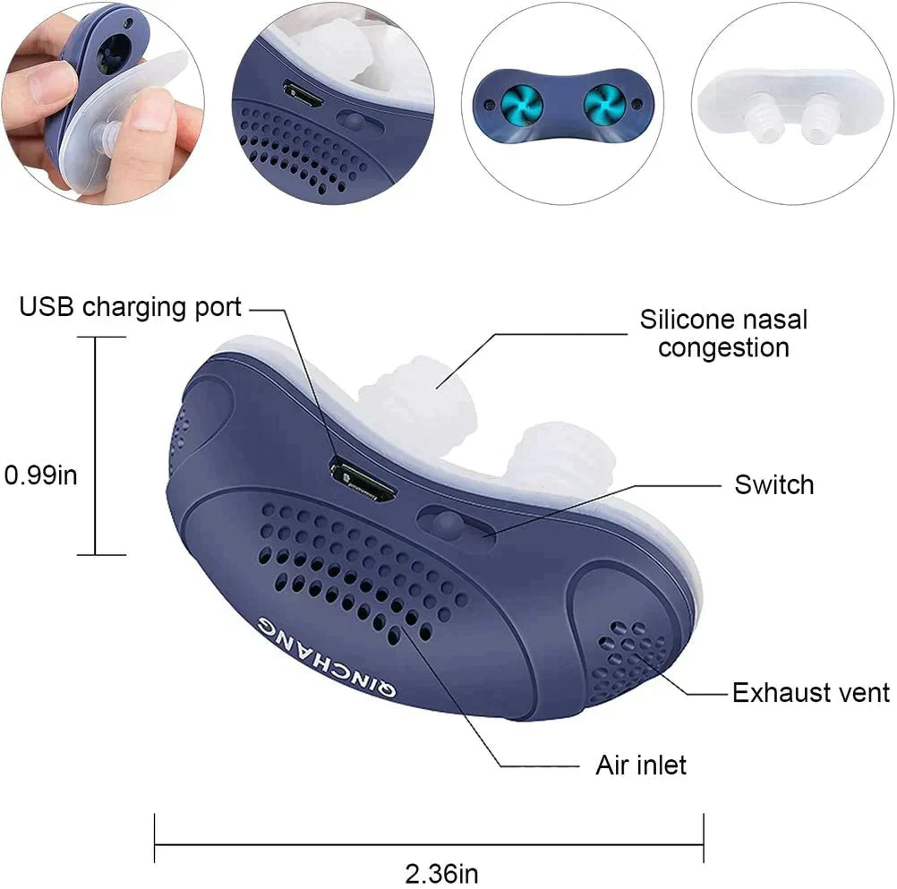 Micro CPAP Sleep Apnea Machine For Travel & Anti Snoring - CPAP Alternative