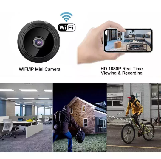 Mini Spy Camera – Wireless Tiny Security Camera for Home or Office Security