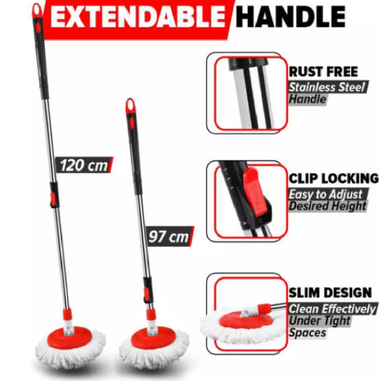 Spin Mop and Bucket Set for Effortless Cleaning