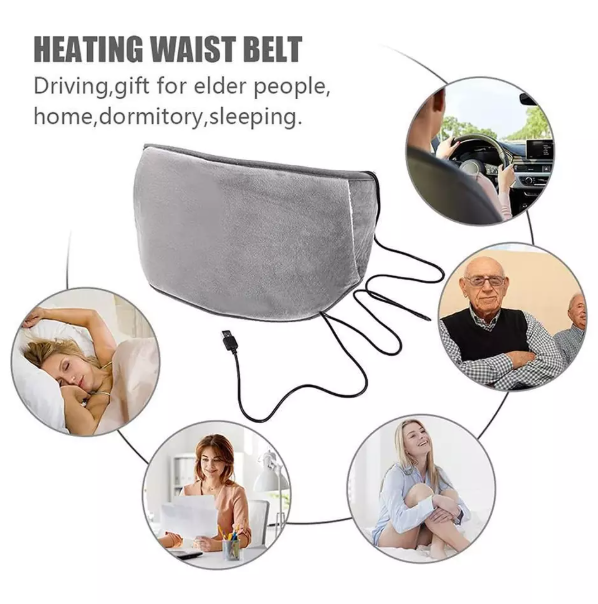 Rechargeable Electric Heating Pad for Back Pain, Cramps, and Shoulders