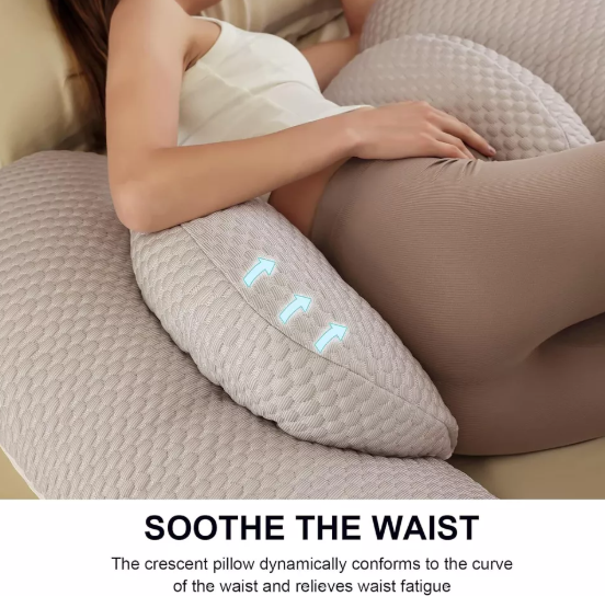 Pregnancy Side Sleeping Pillow for Better Sleep and Comfort