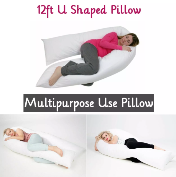 U-Shaped Pregnancy Pillow – Comfortable Sleeping Pillow for Pregnant Women