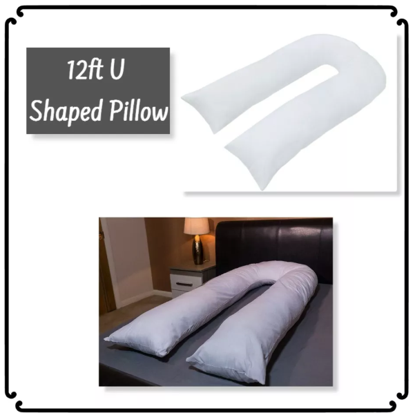 U-Shaped Pregnancy Pillow – Comfortable Sleeping Pillow for Pregnant Women