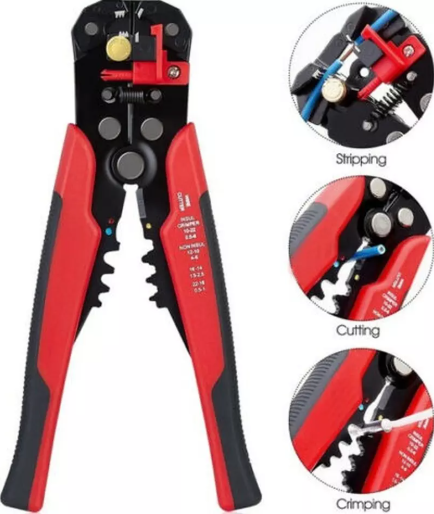 Crimping Pliers with 720PCS Insulated Electrical Wire Terminals for Cable and Wire Connections