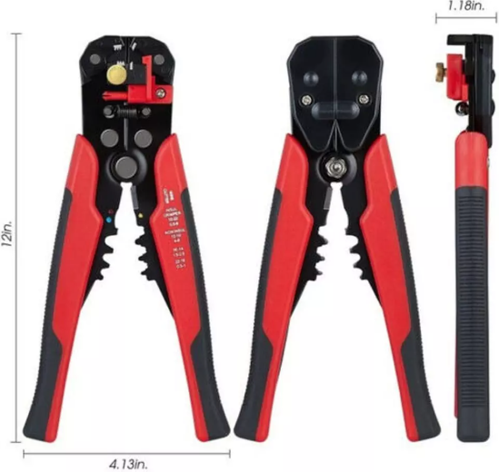 Crimping Pliers with 720PCS Insulated Electrical Wire Terminals for Cable and Wire Connections