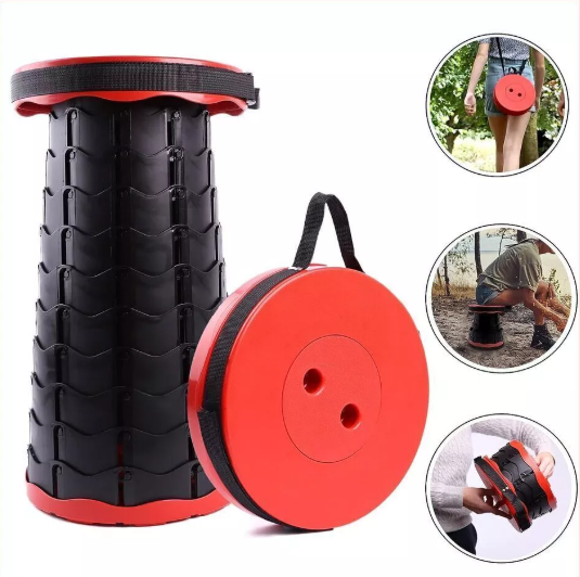 Telescopic Foldable Stool Chair Portable Seating Solution