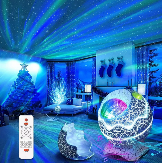 Dinosaur Egg Starry Sky Projector – Star Light and Space-Themed Ambiance