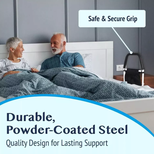 Bed Safety Rail for Seniors and Adults – Reliable Bedside Guard for Elderly Protection