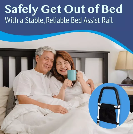 Bed Safety Rail for Seniors and Adults – Reliable Bedside Guard for Elderly Protection