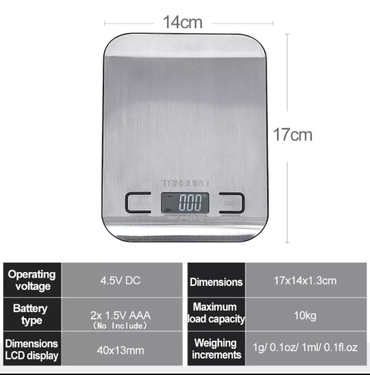 Digital Electronic Kitchen Balance Food Scale