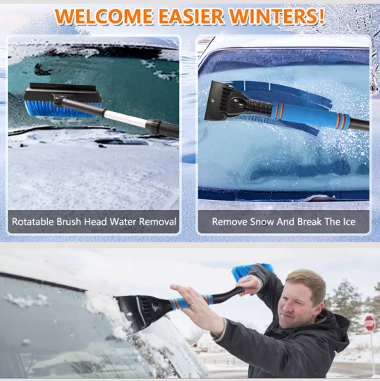 Car Ice Scraper and Windshield Tool – Effective Window Frost Removal