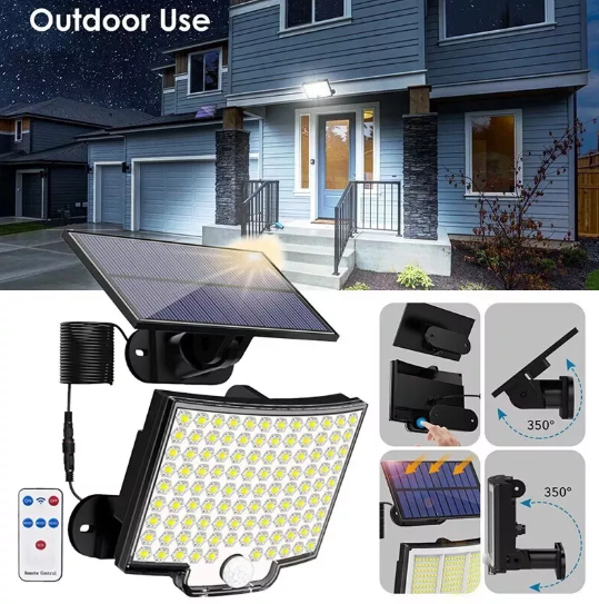 Outdoor Solar Lights – Bright LED Solar Powered Garden, Pathway,Security Lighting and for All Outdoor Needs