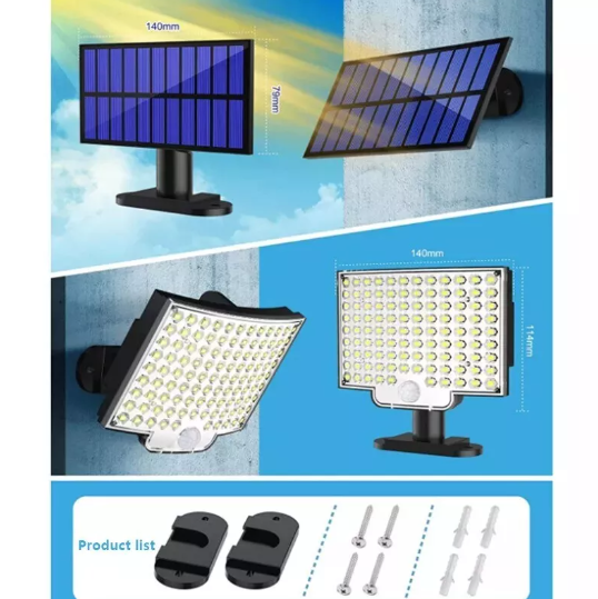 Outdoor Solar Lights – Bright LED Solar Powered Garden, Pathway,Security Lighting and for All Outdoor Needs