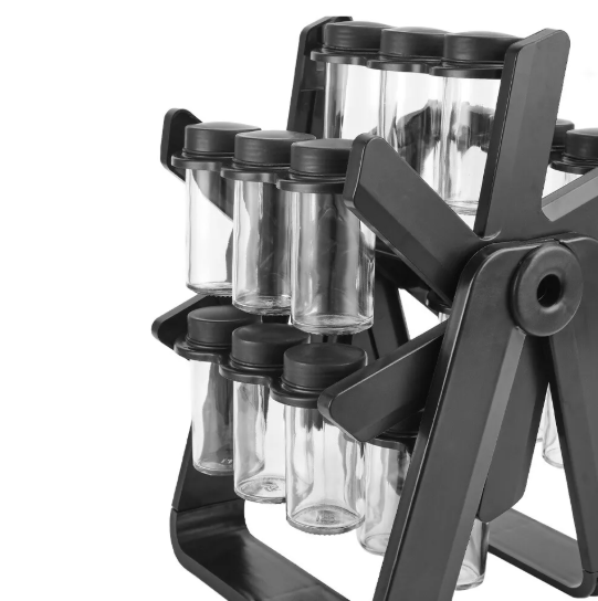 Rotating Spice Rack Organizer, Convenient and Compact Spice Storage