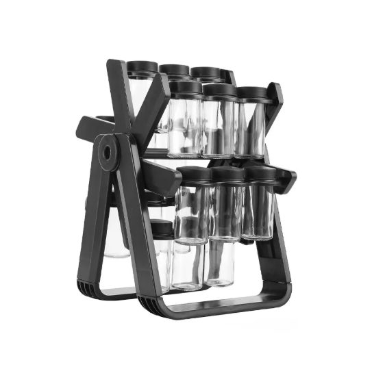 Rotating Spice Rack Organizer, Convenient and Compact Spice Storage