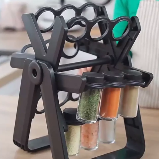 Rotating Spice Rack Organizer, Convenient and Compact Spice Storage