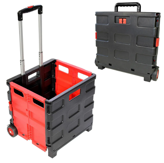 Foldable Shopping Trolley – Lightweight and Portable Cart with Wheels