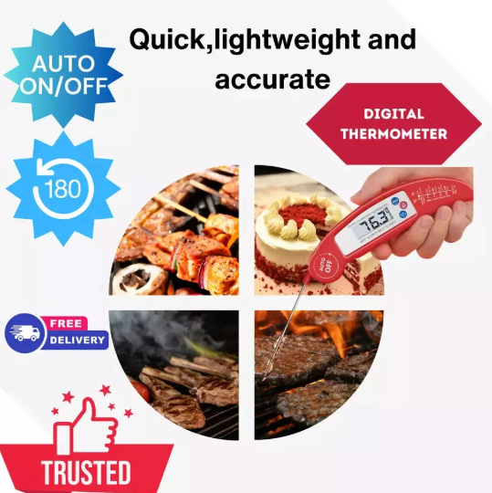 Wireless Digital Instant Read Kitchen Cooking Meat Thermometer