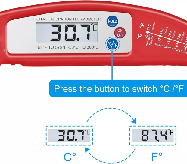 Wireless Digital Instant Read Kitchen Cooking Meat Thermometer